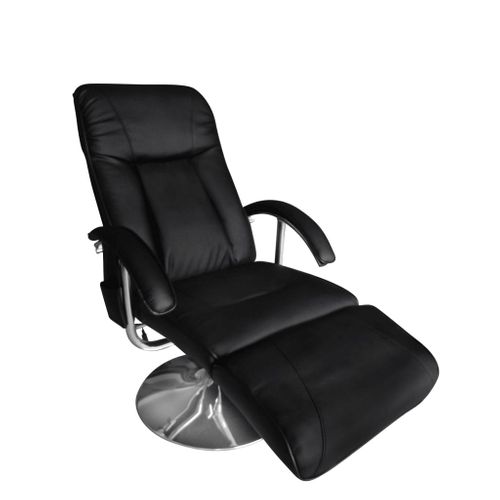 Fauteuil De Massage Noir Similicuir