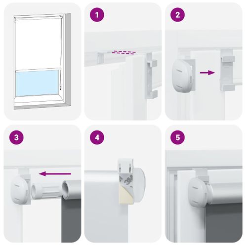 Store Roulant 120 X 230 Cm Gris