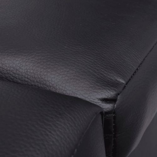 Méridienne Noir Similicuir