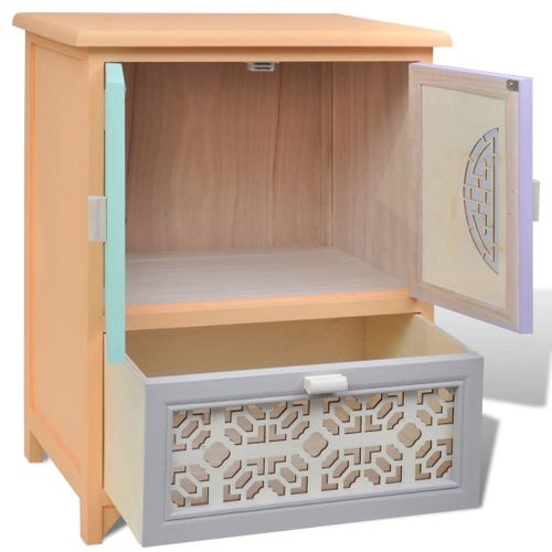 Commode Avec 1 Tiroir 2 Portes