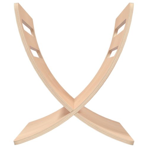 Porte-revue En Bois Sur Pied Naturel