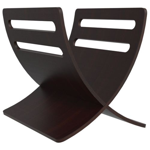 Porte-revue En Bois Sur Pied Marron