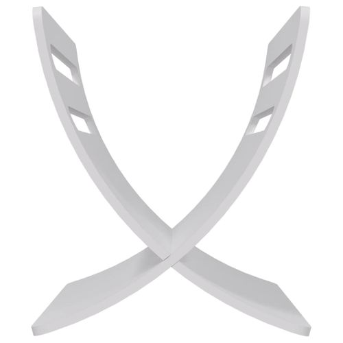 Porte-revue En Bois Sur Pied Blanc