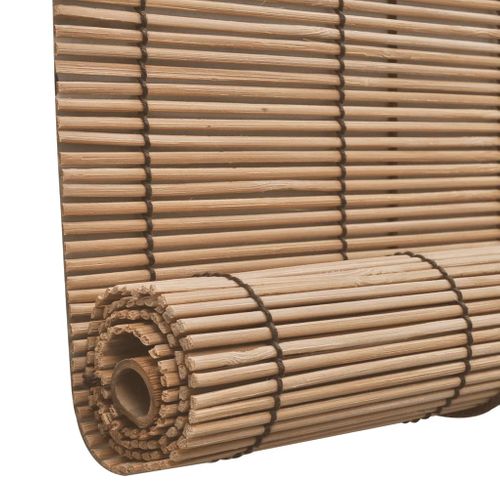 Store Enrouleur Bambou Marron 140x160 Cm Naturel Simple