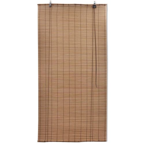 Store Enrouleur Bambou Marron 140x160 Cm Naturel Simple