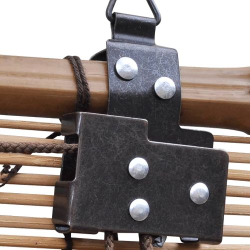 Store Enrouleur Bambou Marron 150x220 Cm Naturel Simple