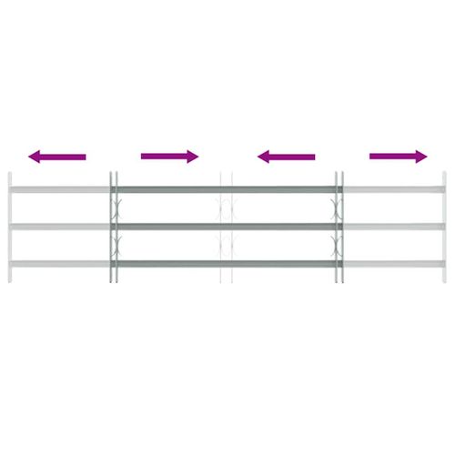 Grille Sécurité Fenêtre Acier Galvanisé Réglable 1000-1500 Mm 3 Barres