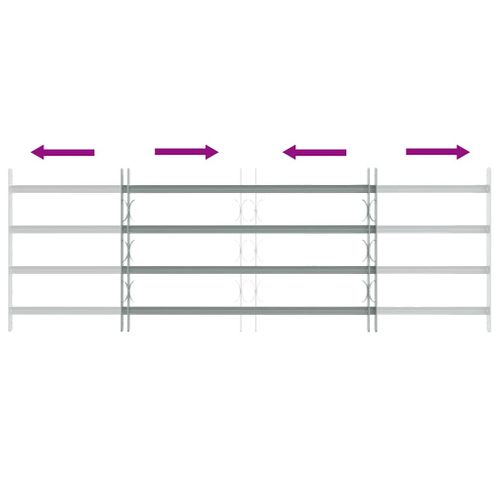 Grille Sécurité Fenêtre Acier Galvanisé Réglable 1000-1500 Mm 4 Barres