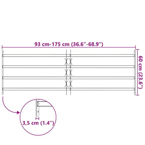 Grille Sécurité Fenêtre Acier Galvanisé Réglable 1000-1500 Mm 4 Barres