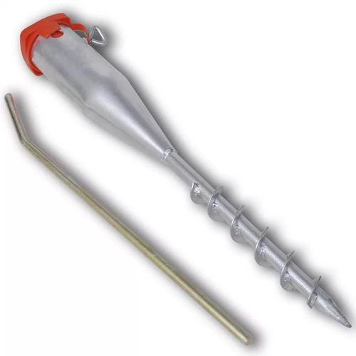 Support De Parasol - 55 Cm - Argent