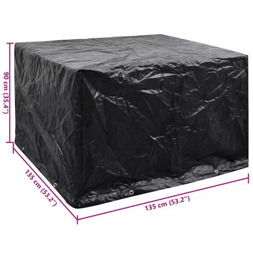 Housse De Salon De Jardin 8 Oeillets 135 X 135 X 90 Cm