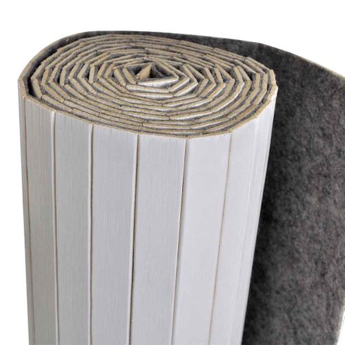 Cloison De Séparation Bambou Blanc 250 X 165 Cm