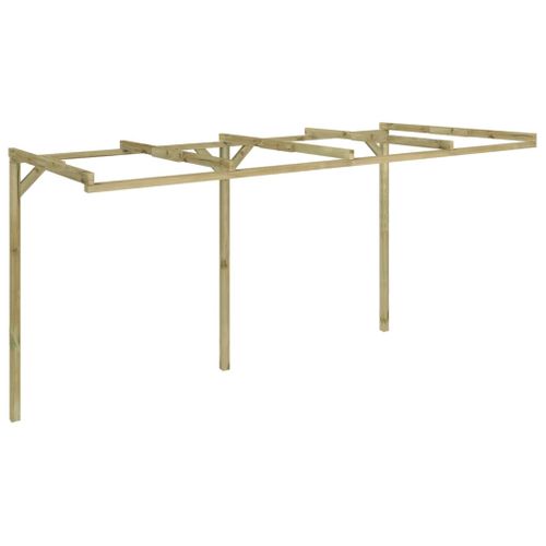 Pergola à Appentis 2 X 4 X 2,2 M Bois
