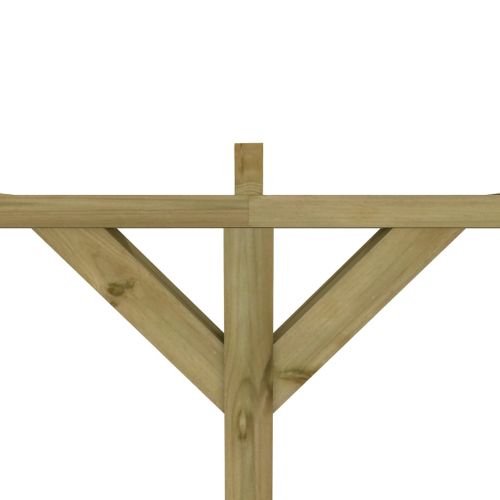 Pergola à Appentis 2 X 4 X 2,2 M Bois