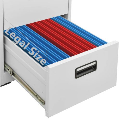 Classeur Gris Clair 46x62x102,5 Cm Acier