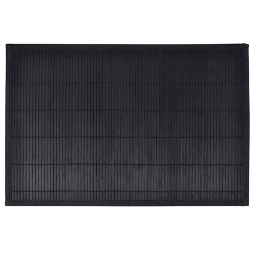 Napperons 6 Pièces Bambou 30 X 45 Cm Noir