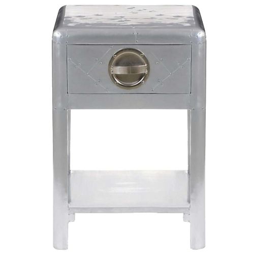 Table De Coin Avec 1 Tiroir Vintage Style D'aviation