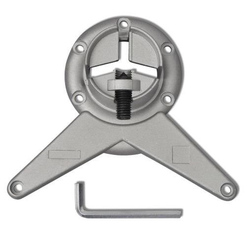 4 Pieds De Table Réglables En Hauteur 1100 Mm Chromé