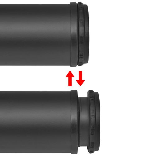 4 Pieds De Table Réglables En Hauteur 710 Mm Noir