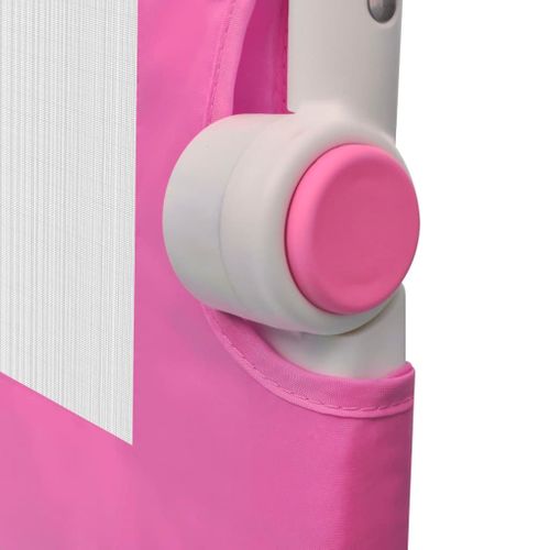 Barrière De Lit Pour Enfants 102x42 Cm Rose