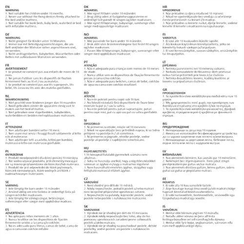 Barrière De Lit Pour Enfants 102x42 Cm Bleu