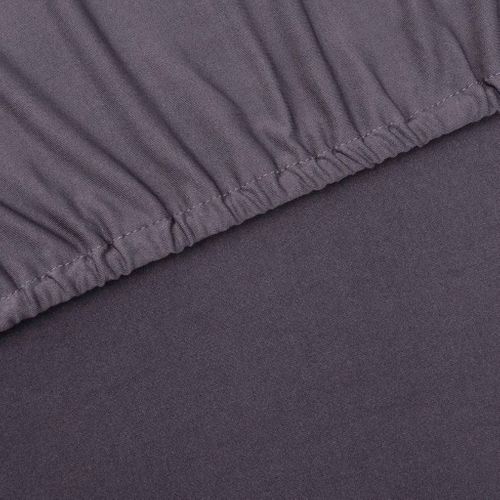 Housse Extensible De Canapé Anthracite Jersey De Polyester