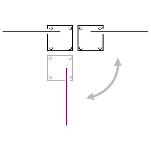 Auvent Latéral Rétractable 160x600 Cm Gris