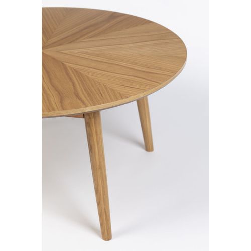 Table Basse D'appoint Ronde En Bois Ø80cm