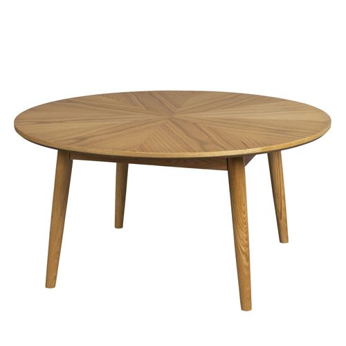 Table Basse D'appoint Ronde En Bois Ø80cm