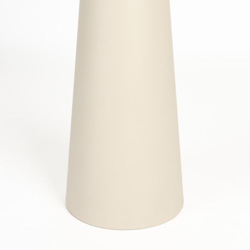 Table D'appoint Ronde Effet Travertin Ø40cm H70cm