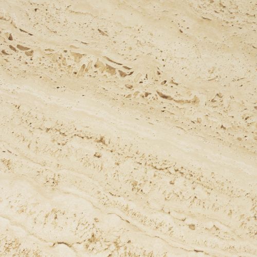 Table D'appoint Ronde Effet Travertin Ø40cm H70cm