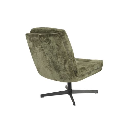 Fauteuil En Velours Et Métal