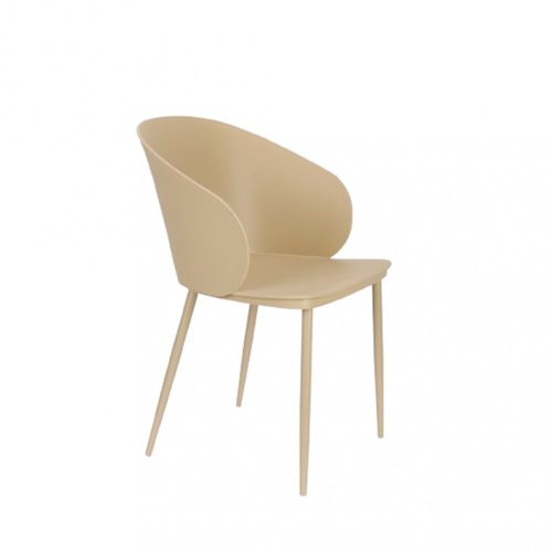 Lot De 2 Chaises En Résine Et Métal