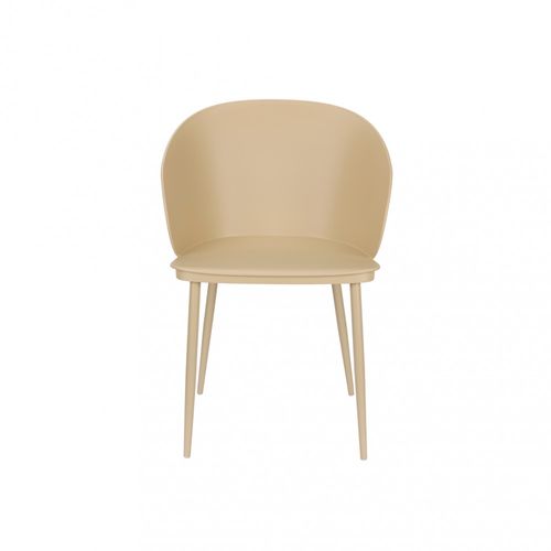 Lot De 2 Chaises En Résine Et Métal