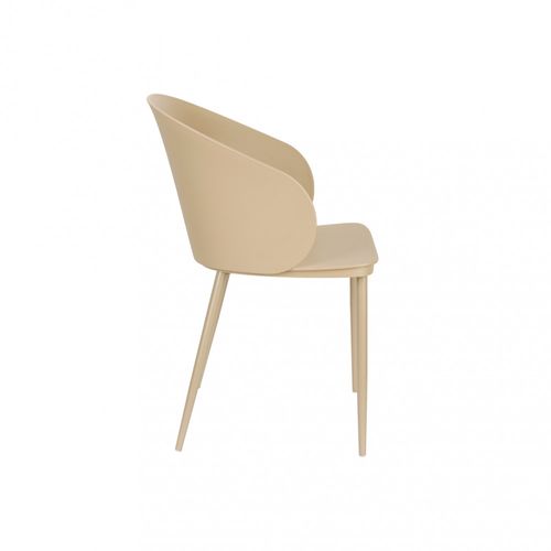 Lot De 2 Chaises En Résine Et Métal