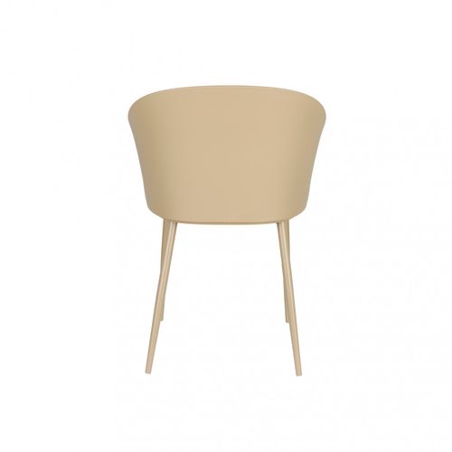 Lot De 2 Chaises En Résine Et Métal