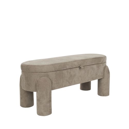 Banc Coffre En Tissu L113cm