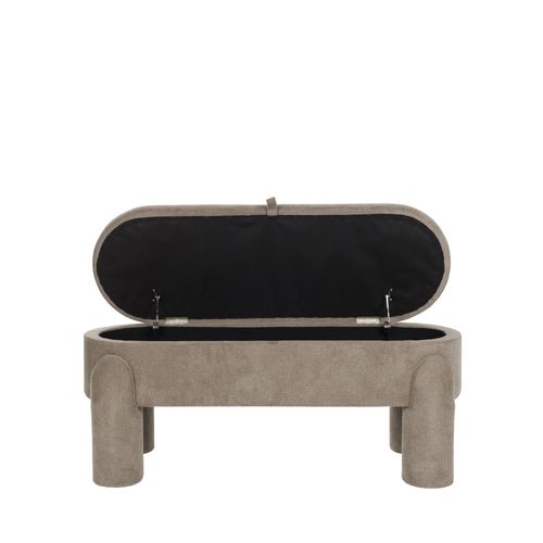 Banc Coffre En Tissu L113cm