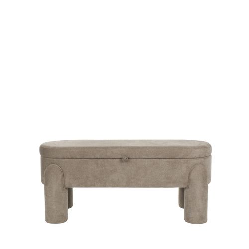 Banc Coffre En Tissu L113cm