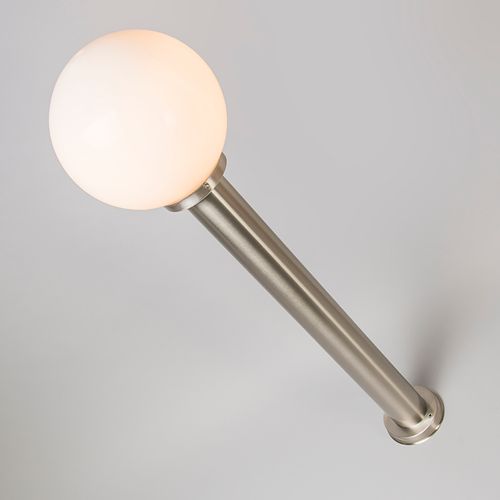 Lampadaire D'extérieur Moderne Acier Inox 100 Cm - Sfera