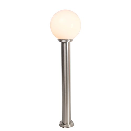 Lampadaire D'extérieur Moderne Acier Inox 100 Cm - Sfera