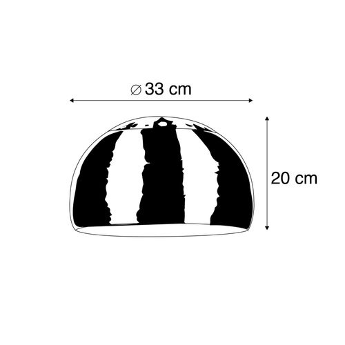 Abat-jour En Acier 33/20 - Globe