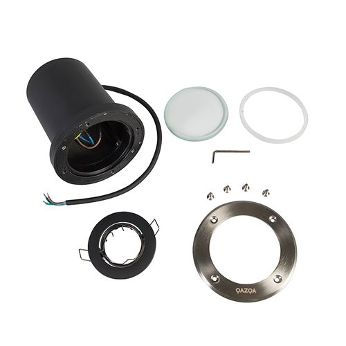 Spot De Sol Extérieur Moderne En Acier Orientable Ip65 - Delux