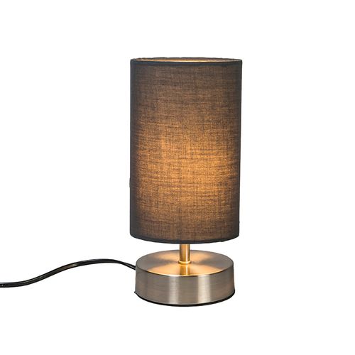 Lampe De Table Moderne Gris Avec Acier - Milo 2