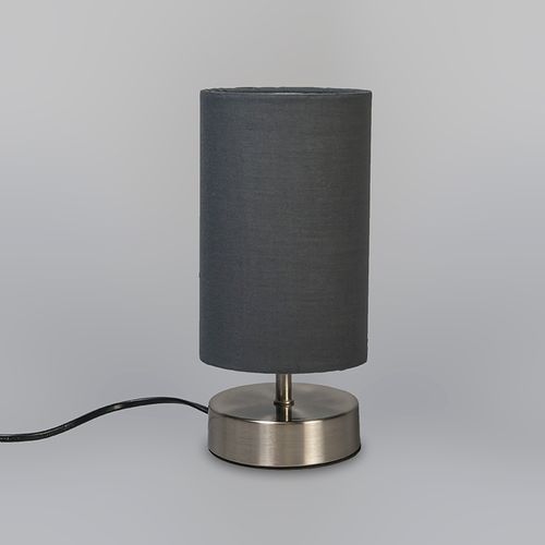 Lampe De Table Moderne Gris Avec Acier - Milo 2