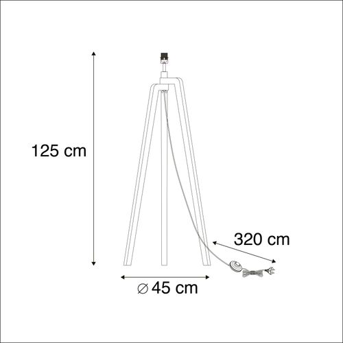 Lampadaire Moderne Blanc Sans Abat-jour - Puros