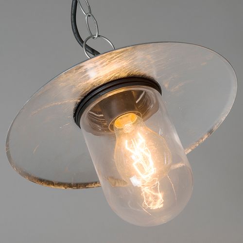 Lampe à Suspension Industrielle Zinc Ip44 - Munich