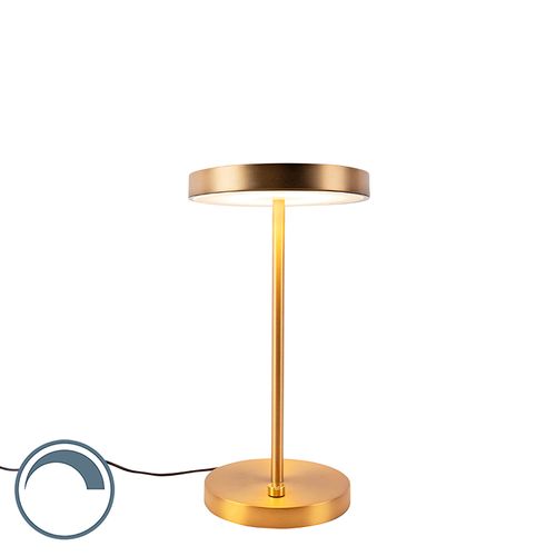 Lampe De Table Moderne Bronze Avec LED - Disco