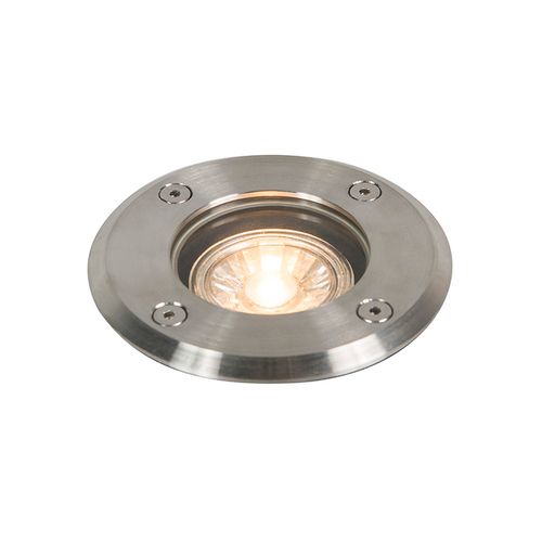 Spot De Sol Extérieur Acier 11cm Ip67 - Basic Round