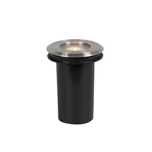 Spot De Sol Extérieur Acier 11cm Ip67 - Basic Round